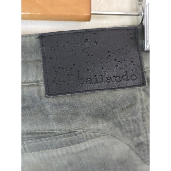 Bianco Blake Boyfriend Jeans Womens Size 30 Olive Green Skinny Jeans - Picture 8 of 13